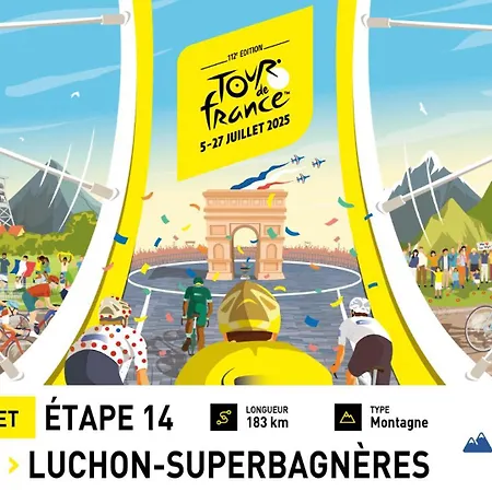 Апартаменты Hyper Centre Lumineux Et Fonctionnel Luchon *